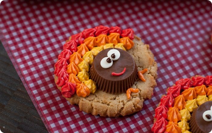 Peanut Butter Cup Turkey Cookies