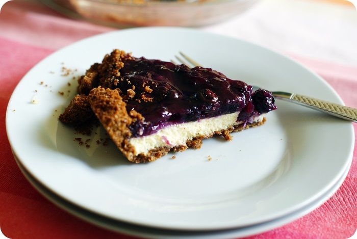 Desserts for Dudes: blueberry cheesecake pie ::: bake at 350 blog