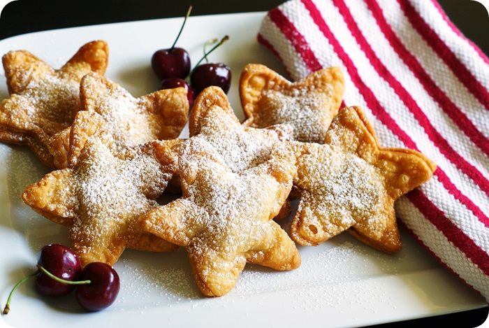 fried cherry pies ::: bake at 350 blog