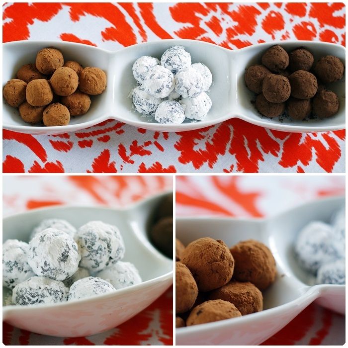 cocoa almond truffles ::: bake at 350 blog