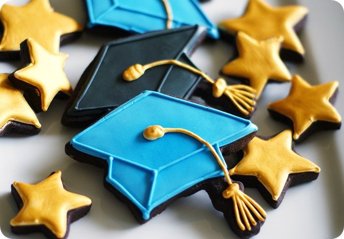 graduation cookies ::: bake at 350 blog