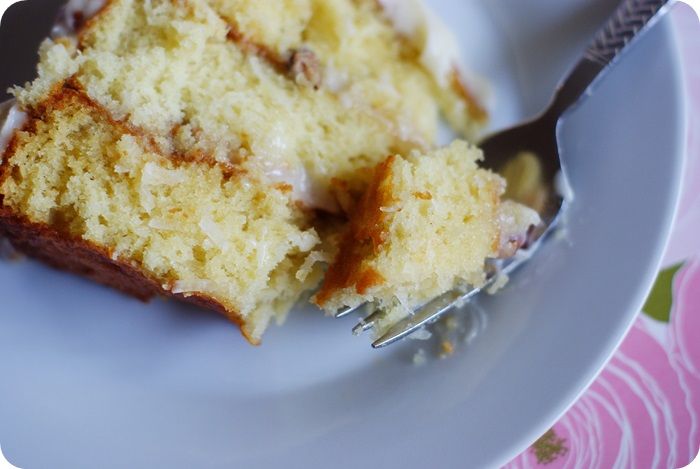 italian cream cake | bake at 350 blog
