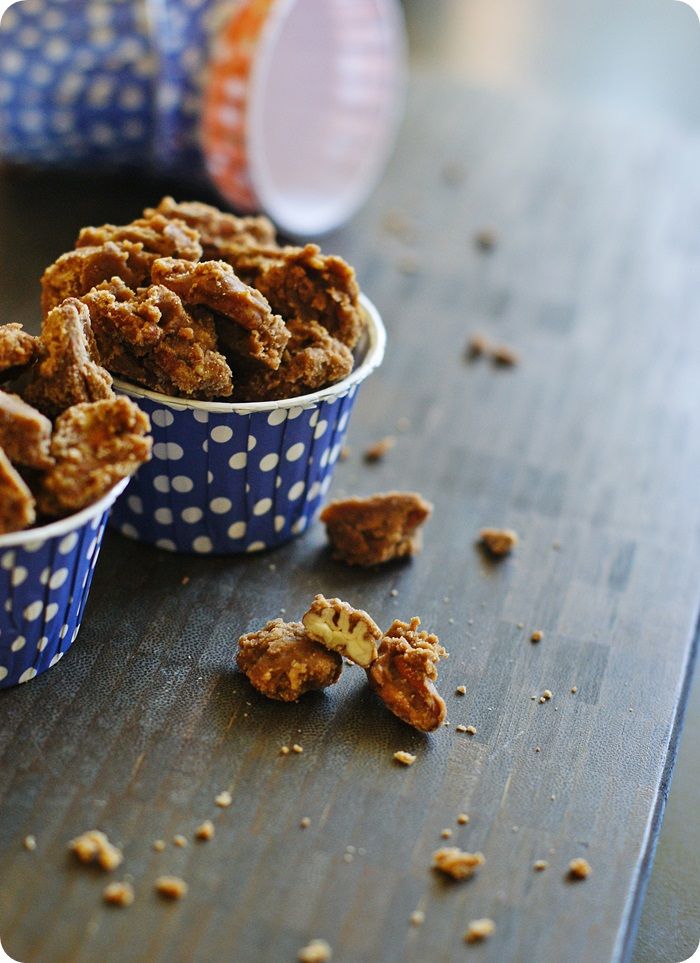 spiced candied pecans...put this recipe on your list for homemade holiday gift-giving!
