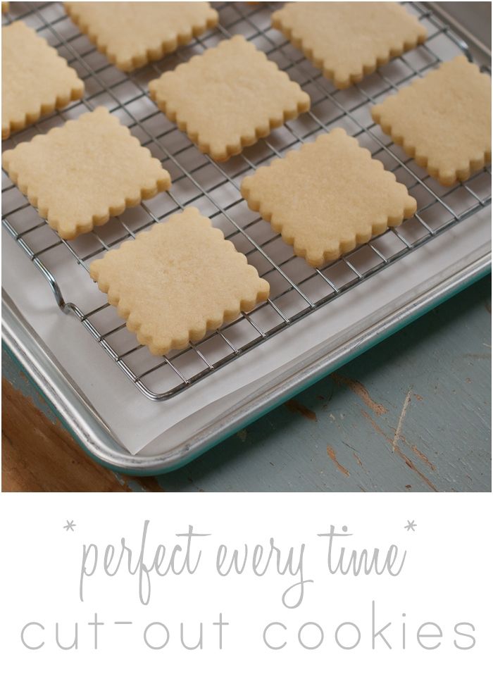 perfect every time cut-out cookies ... no dough-chilling required, can be frozen, perfect for decorating!  from @bakeat350