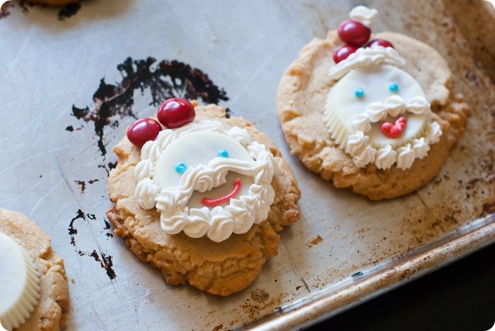 White Chocolate Peanut Butter Cup Christmas Cookies