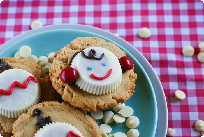 White Chocolate Peanut Butter Cup Christmas Cookies