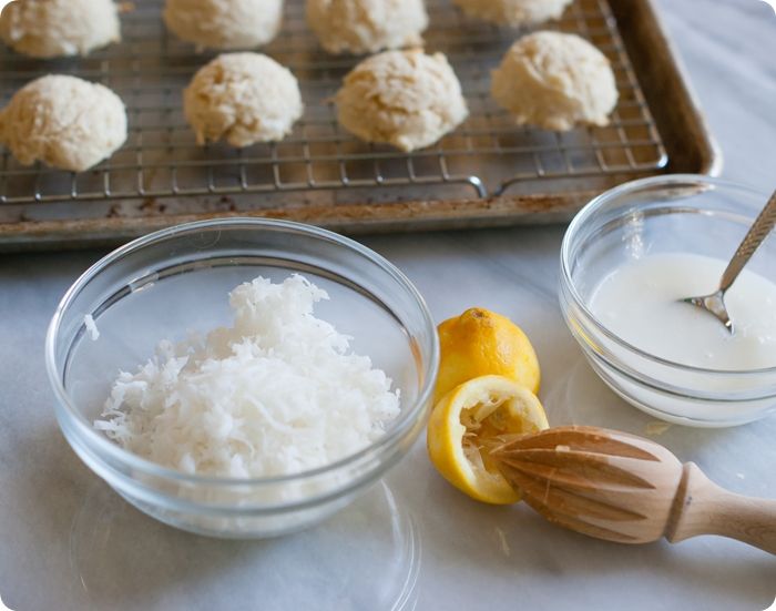 lemon coconut cottontail cookies 