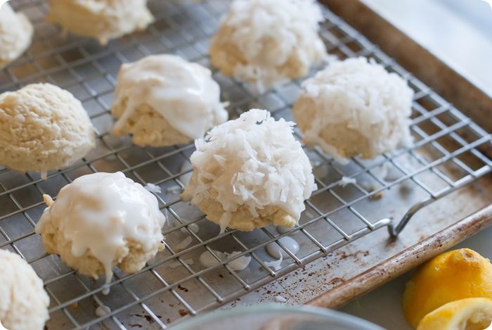 lemon coconut cottontail cookies 