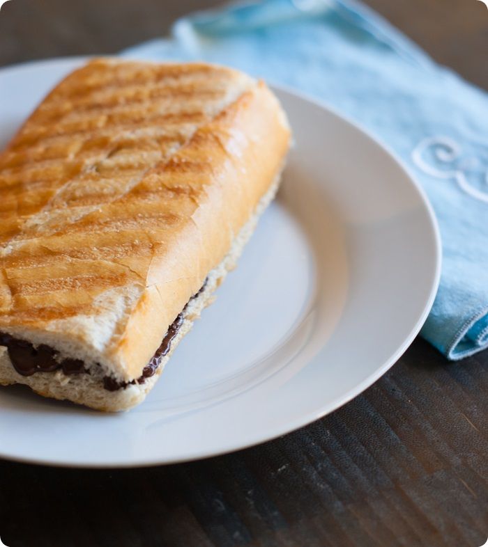 Chocolate Baguette Sandwiches with Orange and Sea Salt