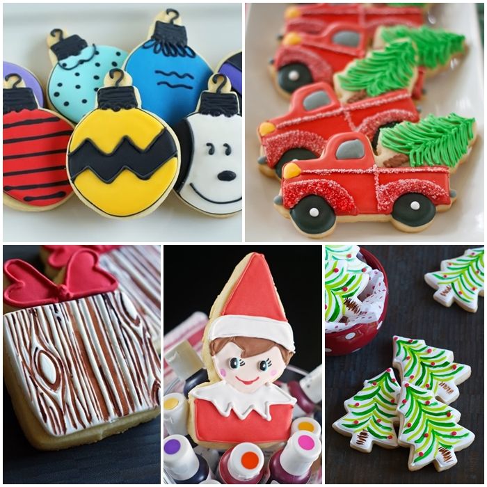 decorated christmas cookie ideas, PLUS christmas cookie decorating tips, tricks, and recipes