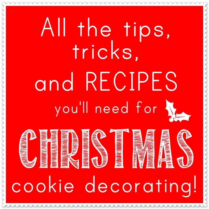 christmas cookie decorating tips, tricks, and recipes