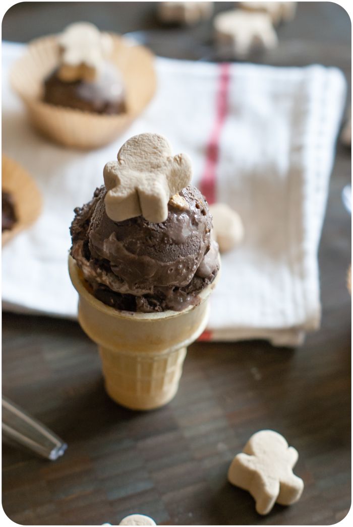 gingerbread rocky road ice cream