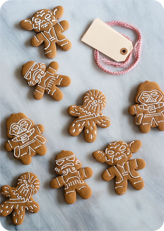 star wars gingerbread cookies