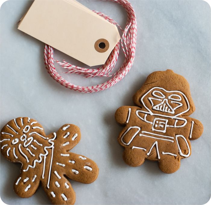 star wars gingerbread cookies