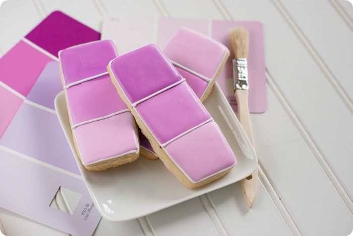 radiant orchid paint chip cookies photo paintchipradiantorchid.jpg