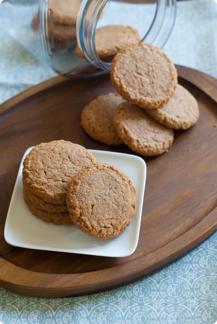 peanut butter pumpkin cookies from @bakeat350