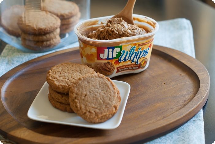 peanut butter pumpkin cookies from @bakeat350