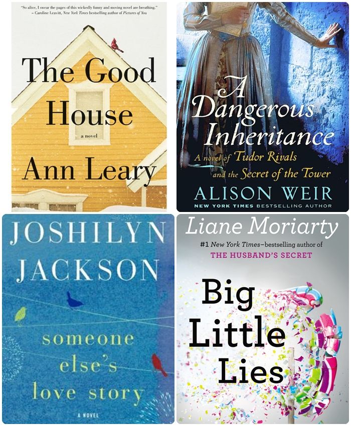 new favorite fiction reads ... plus favorite new cookbooks, too!