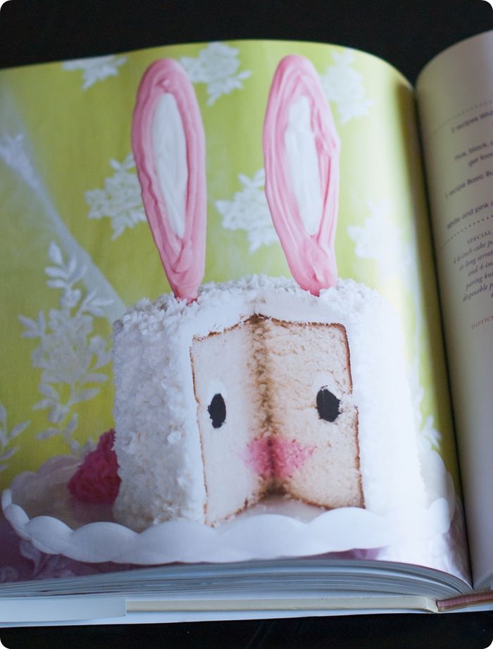 bunny cake from Surprise-Inside Cakes: book review & giveaway