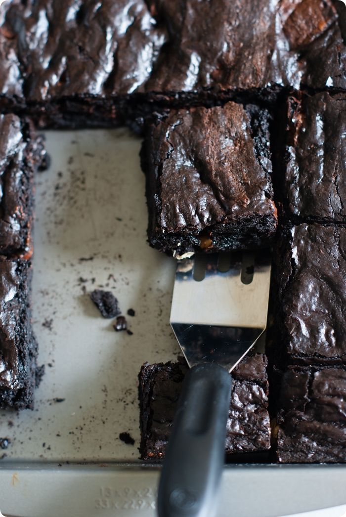 dark chocolate espresso trail mix brownies