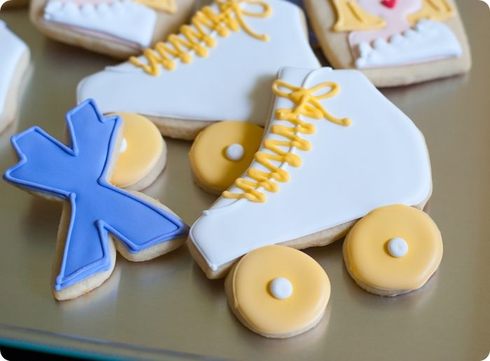 xanadu decorated cookies + a recipe for vanilla-clementine cut-out cookies