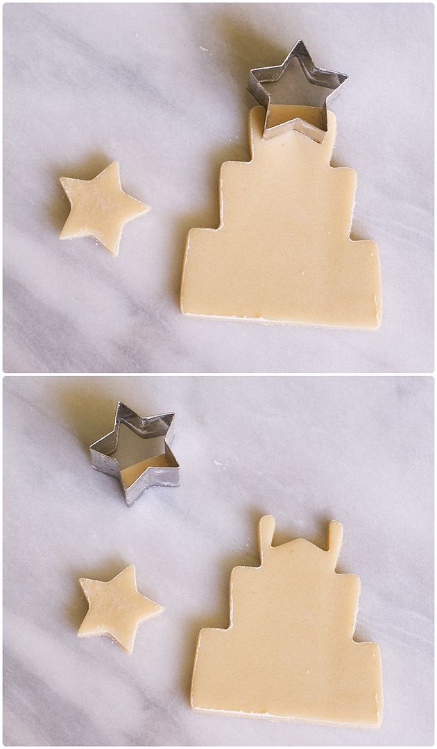 how to combine two cookie shapes into one for custom decorated cookies