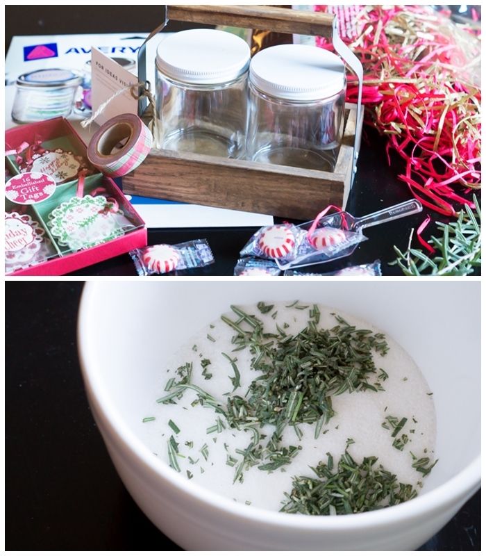 Sugar Scrub Caddy : Three homemade gifts with pretty packaging from The Container Store