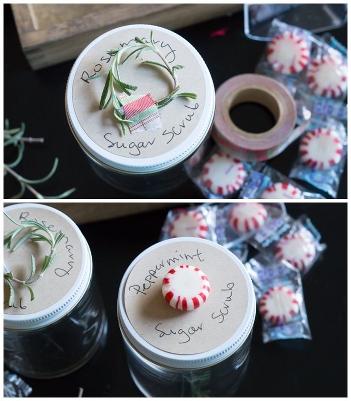 Sugar Scrub Caddy : Three homemade gifts with pretty packaging from The Container Store