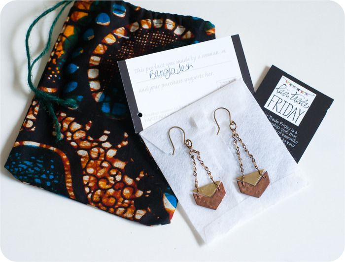 fair trade friday's earring of the month club