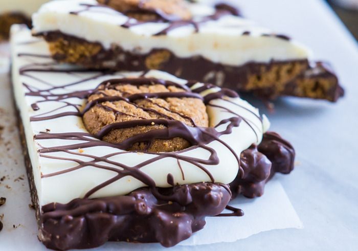 gingersnap bark: a twist on the traditional chocolate bark