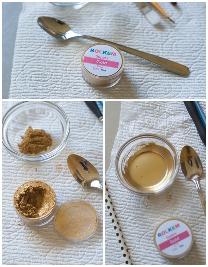 using rolkem gold for cookie decorating