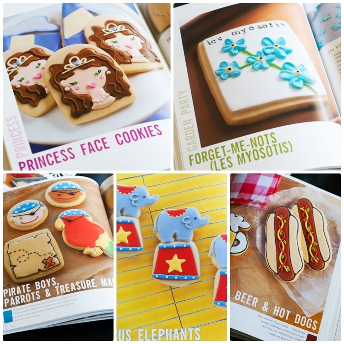 decorated cookie projects from the Decorating Cookies books