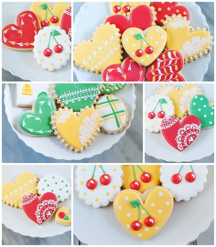 decorated cookies from bakeat350.blogspot.com