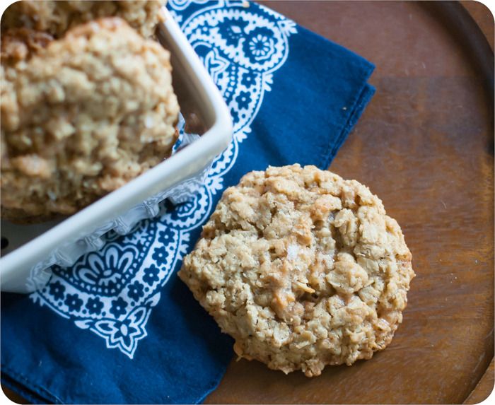 oatmeal toffee cookies {gluten free}