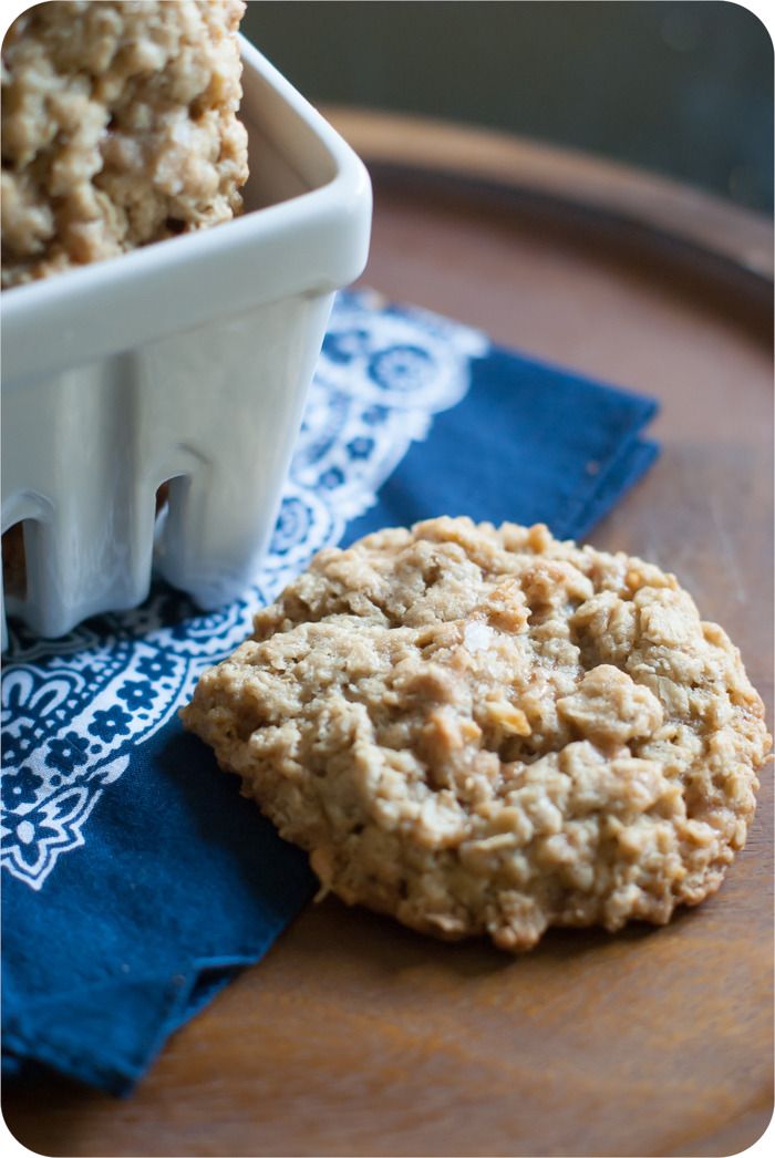 oatmeal toffee cookies {gluten free}