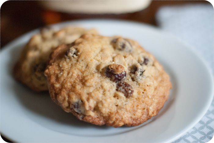 oatmeal bourbon raisin cookies from @bakeat350