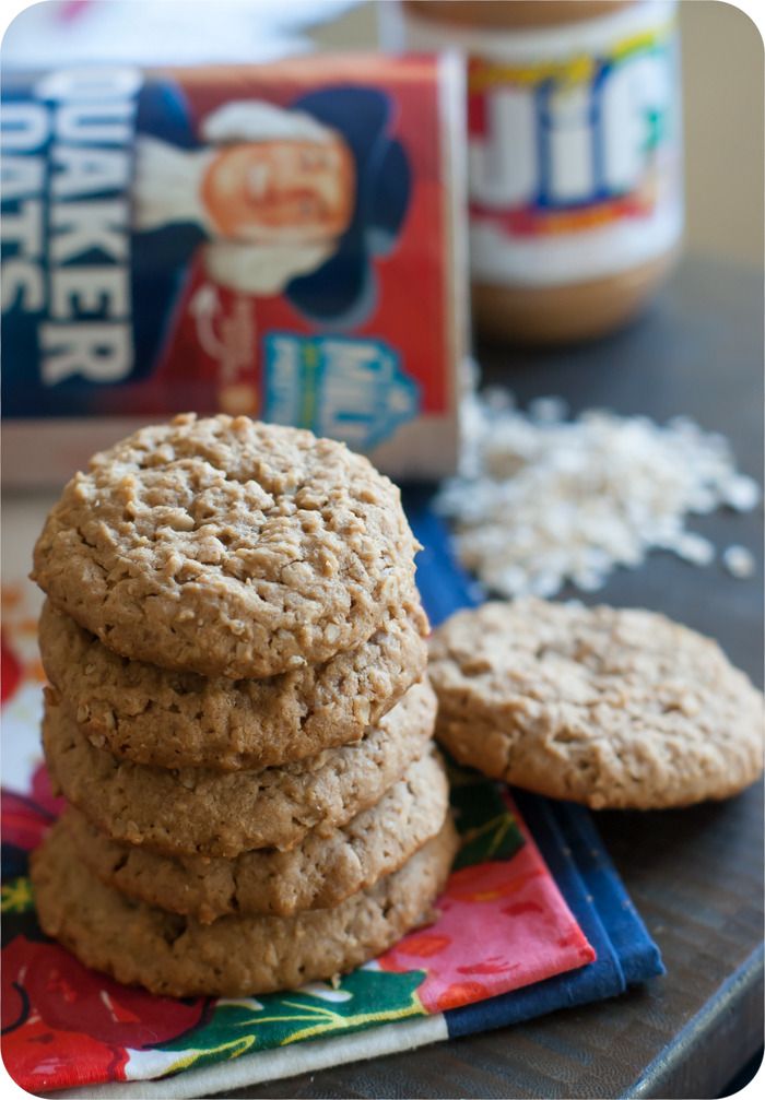 Peanut Butter Oatmeal Cookies