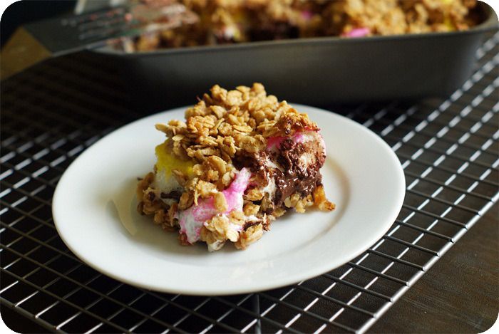 peeps show s'mores bars ... great for leftover or half-price Peeps!
