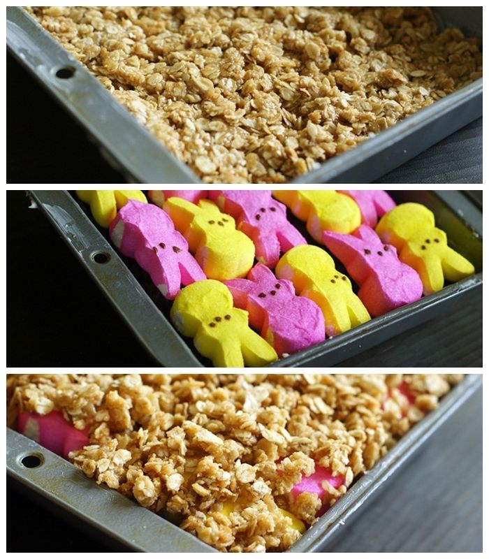 peeps show s'mores bars ... great for leftover or half-price Peeps!