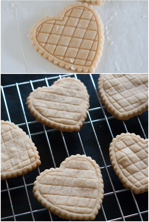 Salted Almond Shortbread Cookies with Milk Chocolate Toppers