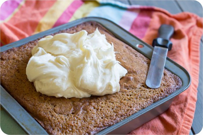 Old-Fashioned Spice Cake with Cream Cheese Frosting