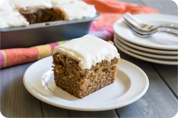 Old-Fashioned Spice Cake with Cream Cheese Frosting