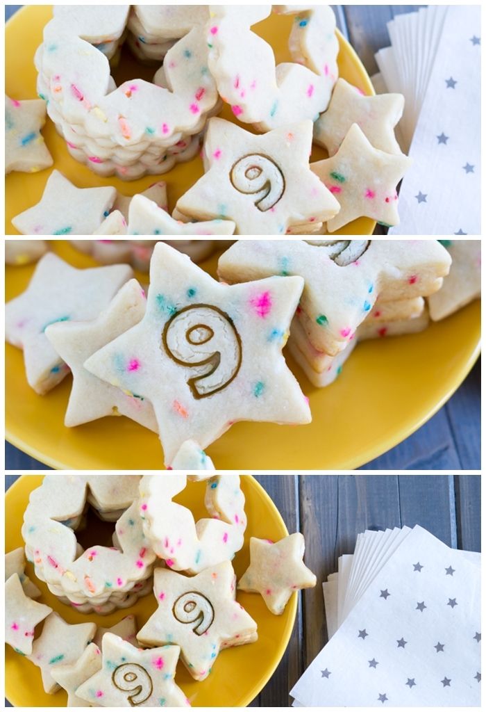 Cookies to celebrate a STAR BIRTHDAY! Simple and festive cookies to celebrate these extra special birthdays.