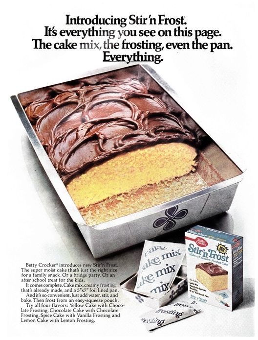 vintage Stir 'n Frost Cake Mix