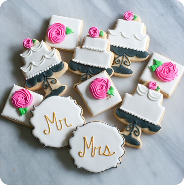 Image result for wedding cookies