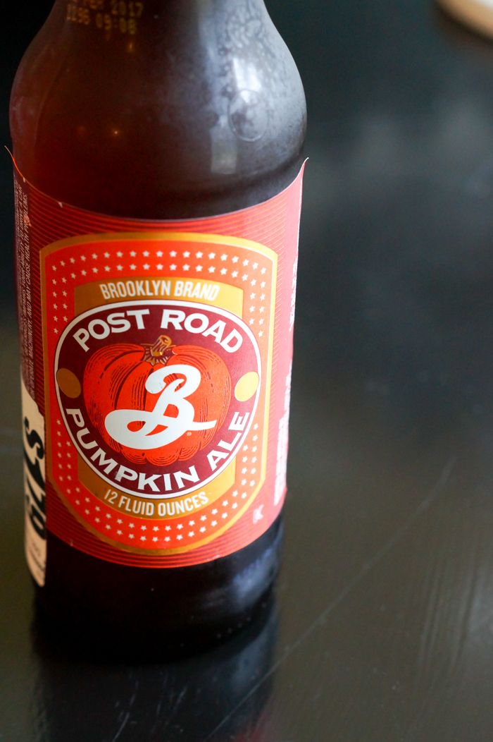Pumpkin Beer (!) Giant Donut Holes