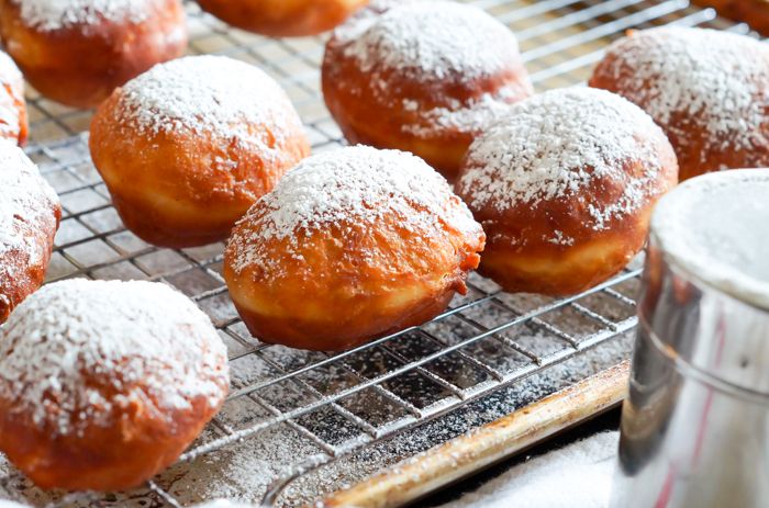 Pumpkin Beer (!) Giant Donut Holes