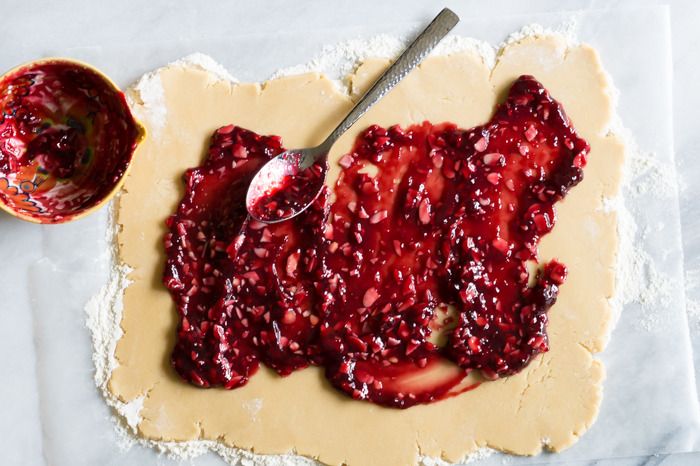 blackberry almond pinwheels : pretty swirled cookies, easy to make, and oh so good!