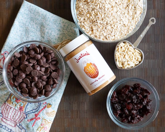 chocolate cherry almond butter breakfast cookies ... made with whole wheat and whole grains