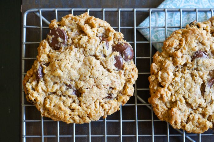 chocolate cherry almond butter breakfast cookies ... made with whole wheat and whole grains